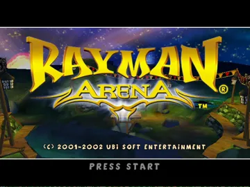 Rayman Arena screen shot title